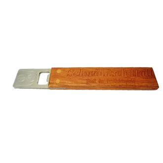 Flaschenöffner mit Langschild