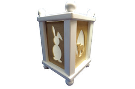 Laterne mit Wechselmotiven - Ostern