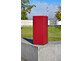 Cube Pflanzkübel - Maße: 350 x 350 x 800 mm, mit Zwischenboden, pulverbeschichtet in Rot (RAL 3004); Preis in dieser Ausführung: 350,- €  