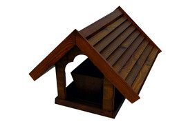 Vogelfutterhaus mit Futterspeicher