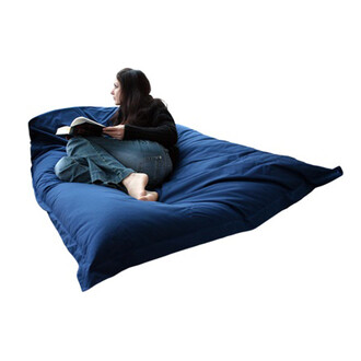Multisitzsack blau liegend